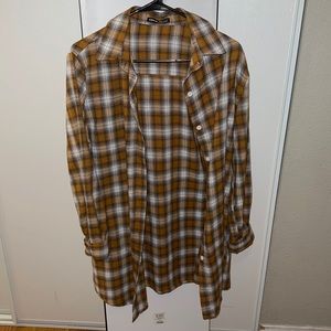 Plaid button up